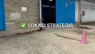 Disewa Gudang Luas 2.700 M², Imam Bonjol, Kec. Karawaci, Tangerang kota