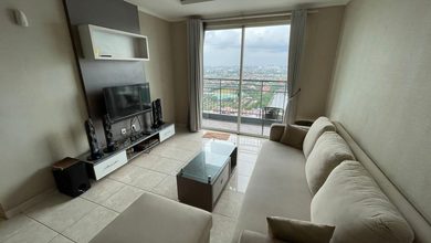 Jual Unit Apartemen Siap Huni 3BR Furnished Kondisi Bagus