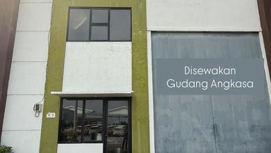 Disewakan Gudang Angkasa Luas Tanah 10X30 Mezzanine dan Office 2 Lantai Ukuran 5X5m