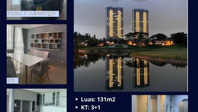 Harga Murah Banget Apartemen 3BR 131sqm Siap Huni