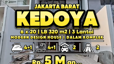 Hunian Mewah di Kedoya, Jakarta Barat, 4 Kamar Tidur, LT 120m²