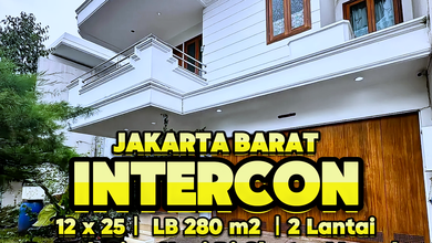Hunian Mewah di Intercon, Jakarta Barat, 3 KT, LT 300m²