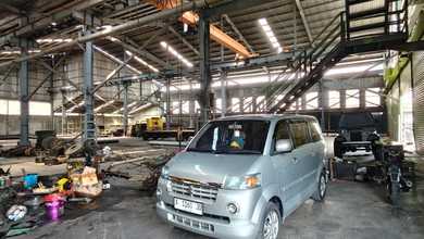 Gudang Sunter Luas 8000 bisa Sewa Sebagian Akses Kontainer