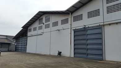 Gudang X Pabrik Bisa Akses Kontainer 40 ft Kawasan Akong Sepatan, Tangerang