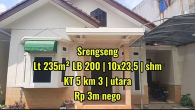 Rumah Mewah di Srengseng, Jakarta Barat, 5 Kamar Tidur, LT 235m²