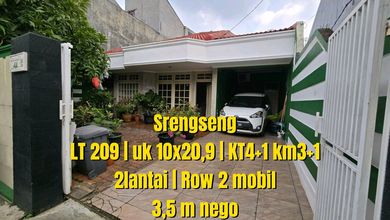 Rumah Area Premium Srengseng, Jakarta Barat - Harga Terbaik 3,7 Miliar
