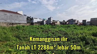 Tanah Elit Dijual di Kemanggisan, Jakarta Barat, Harga 25,1 Miliar