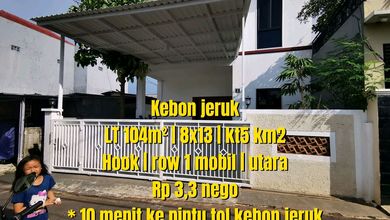 Dijual rumah Mewah di Kebon Jeruk, Jakarta Barat - LT 104m²