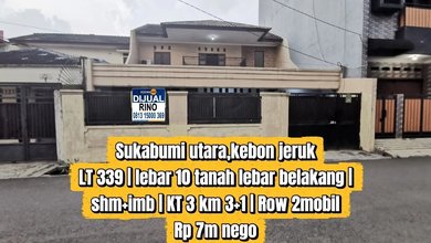 Rumah Elegan di Kebon Jeruk, Jakarta Barat, 3 Kamar Tidur, LT 339m²