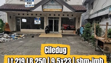 Ruko Ex Klinik 2,5Lantai Tepi Jalan Utama Ciledug Dekat Rs Hermina Tangerang