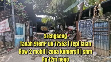 Kavling Prestisius Dijual di Srengseng, Jakarta Barat, Harga 10,9 Triliun