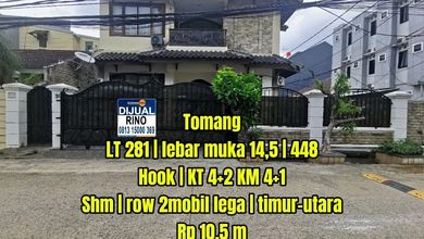 Dijual rumah Mewah di Tomang, Jakarta Barat - LT 281m²