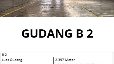 Gudang 2397 m2 Cibitung, Bekasi