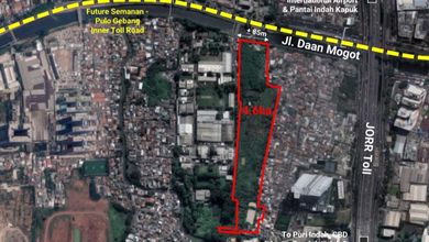 Tanah Elit Dijual di Daan Mogot, Jakarta Barat, Harga 506 Miliar
