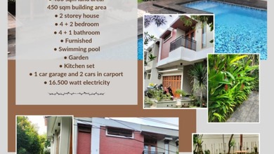 Rumah Sewa Nyaman Lokasi Kemang, Jakarta Selatan, LB 450m²