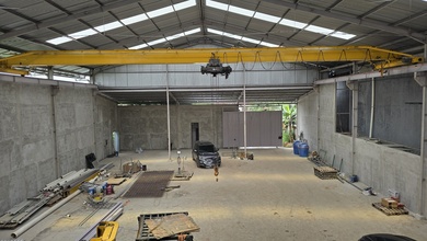 Disewakan Gudang Siap Pakai Include Hoist Crane Legok Tangerang