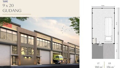 Gudang Bizpark Pik 2 9x20m2 Brand New Bagus Siap Pakai Strategis