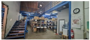 di jual Gudang gandeng lokasi bagus dan strategis, daanmogot, tangerang