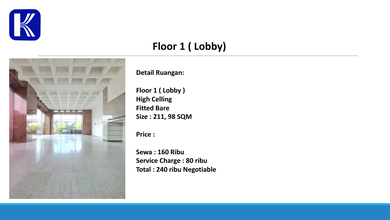 Sewa Gedung Office Space/ Ruang Kantor Di H.r. Rasuna Said, Setiabudi, Kuningan, Jakarta Selatan