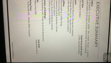 Di Jual Hotel Bintang 3 di Bali 90 Room. Masih Aktif. Akses Lokasi Dekat Kuta, Seminyak, Denpasar