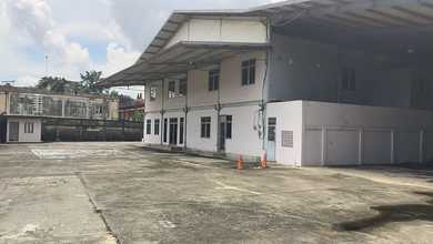 GUDANG LOKASI STRATEGIS DI ALANG2 LEBAR PALEMBANG SIAP PAKAI,LT 10.000 M2,LB 7.000 M2 DIPINGGIR JALAN PROVINSI PALEMBANG