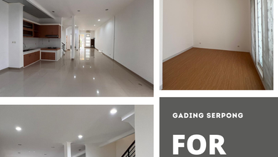 Dikontrakkan Rumah Murah di Gading Serpong, Tangerang, LT 108m²