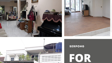 Kesempatan Rumah di Serpong Utara, Tangerang Selatan, LB 275m², Harga 1,9 Miliar