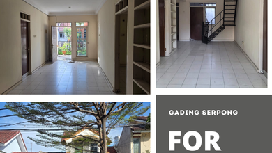 Rumah Dijual di Gading Serpong, Tangerang, LB 75m², Harga Terbaik!