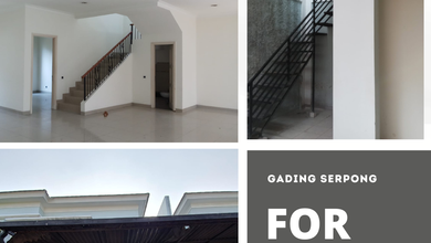 Disewakan Rumah Terjangkau di Gading Serpong, Tangerang, LT 270m²