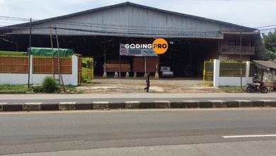 Dijual Gudang Hitung Tanah Saja SHM Di Jalan Raya Parung Bogor