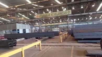 Take Over Pabrik Konstruksi Baja Masih Aktif Lokasi Strategis Bebas Banjir Akses Kontainer 40ft Di Jayanti Tangerang