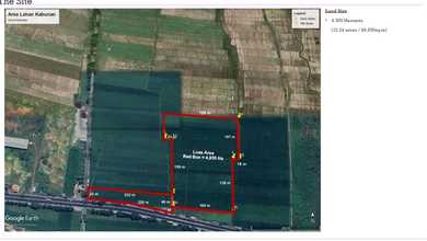 For Sale Tanah Premium di Pemalang, Pemalang, LT 49550m²