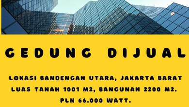 Dijual Cepat Gedung Perkantoran Di Bandengan Utara
