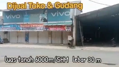 Dijual Tanah, Toko & Gudang Multiguna di Curug -Tangerang