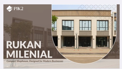 Dijual Rukan Millennial Pik 2 Sedayu Indo City