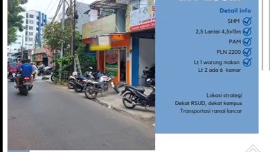 Dijual Ruko di Mutiara Taman Palem Jakarta Barat