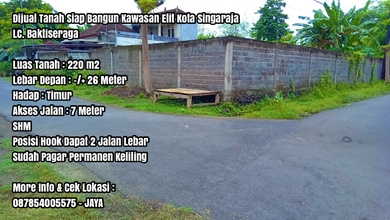 Tanah Prospektif di Area Buleleng, Buleleng, LT 220m²