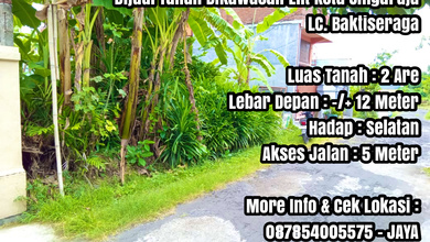 Jual Tanah Minimalis di Area Buleleng, Buleleng