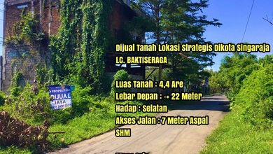 Dijual Tanah Terjangkau di Buleleng, Buleleng, LT 440m²