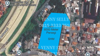 Dijual Tanah Eksklusif di Ciganjur, Jakarta Selatan, LT 6023m²