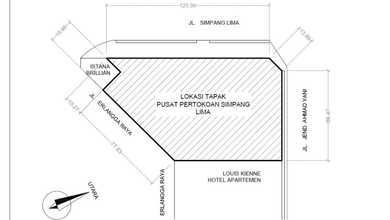 For Sale Tanah Eksklusif di Simpang Lima, Semarang, LT 10000m²