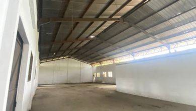 Disewa Gudang Ex Pabrik Karton LT 3.450M², LB 1.450M², SHM, Batu Ceper, Tangerang Kota