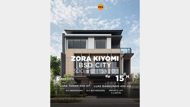 Hunian Mewah di BSD City, Tangerang, 4 Kamar Tidur, LT 300m²