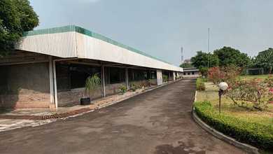 Ex Pabrik Garmen, strategis akses 40 Feet, lebar tanah 122m dr bibir jalan Prabu Siliwangi di Tangerang kota dekat pintu tol bitung, harga murah dibawah pasaran 