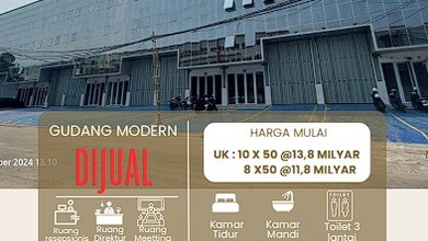 Gudang Modern Design Interior 4 Lantai di Kalideres, Jakarta Barat