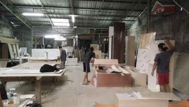 Dijual tanah dan gudang/workshop di pekayon bisa akses truk bebas banjir