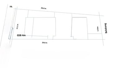 For Sale Tanah Premium di Kartini, Jakarta Pusat, LT 300m²