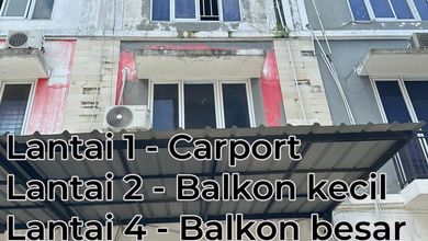 Jual Ruko 4,5 Lantai Siap Huni Puri Gardena Pegadungan Kalideres Jakarta Barat, Da