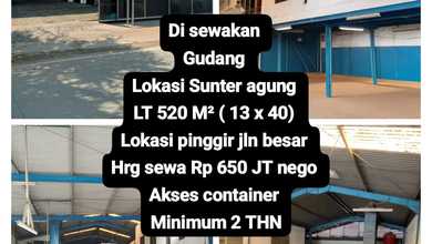 Disewakan Gudang Lokasi di Sunter Agung, Jakarta Utara