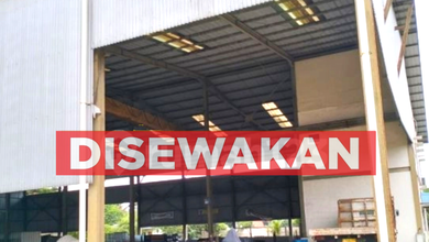 Disewakan Pabrik Gudang Industri Kontainer 40 Parkir Luas